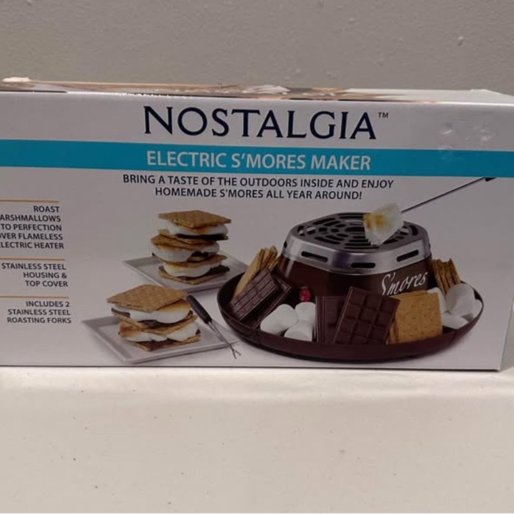 Nostalgia Electric S'mores Maker - Brown